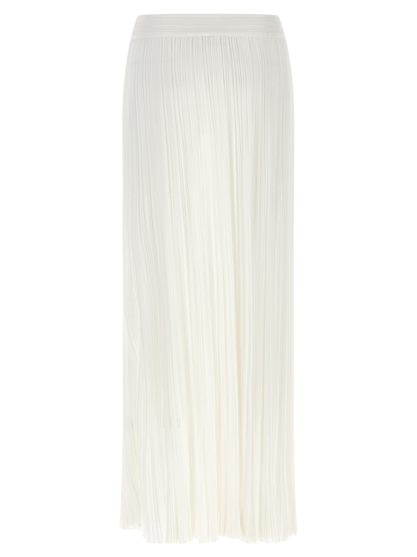 ANTONINO VALENTI White Viscose Mini Skirt