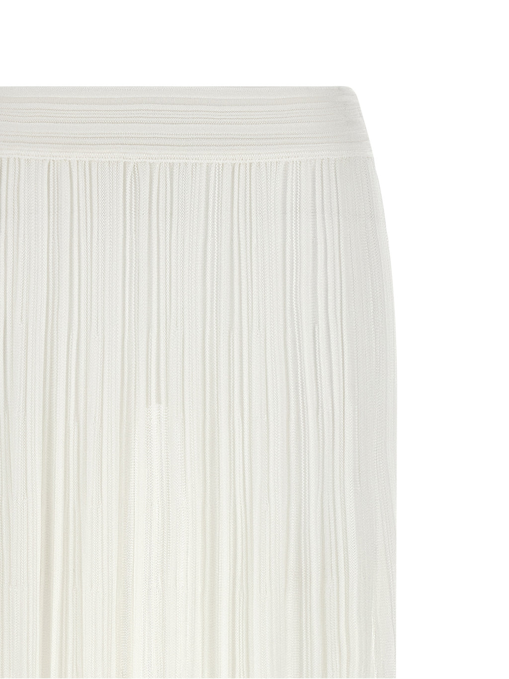 ANTONINO VALENTI White Viscose Mini Skirt