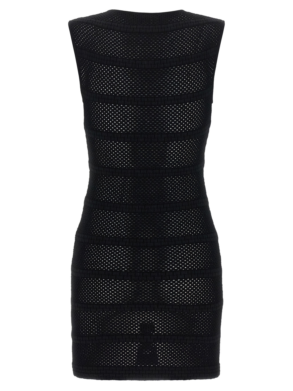 ANTONINO VALENTI Black Viscose Short Dress