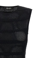 ANTONINO VALENTI Black Viscose Short Dress