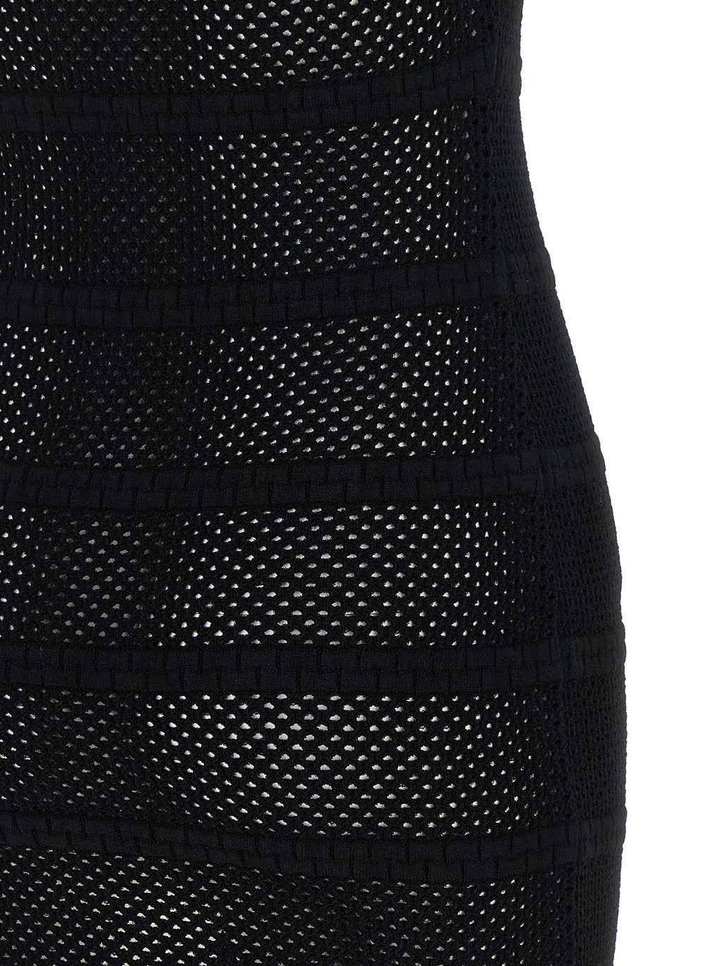 ANTONINO VALENTI Black Viscose Short Dress