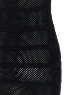 ANTONINO VALENTI Black Viscose Short Dress
