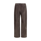 Magda Butrym Brown Leather Pants
