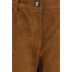 Magda Butrym Brown Lambskin Pants