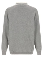 Brunello Cucinelli Gray Cotton Cardigan
