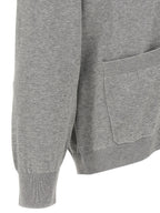 Brunello Cucinelli Gray Cotton Cardigan