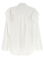 Alberta Ferretti White Cotton Blouse