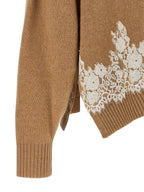Alberta Ferretti Brown Cashmere Cardigan