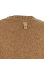 Alberta Ferretti Brown Cashmere Cardigan