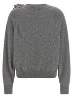 Alberta Ferretti Gray Virgin Wool Cardigan