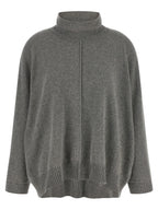 Alberta Ferretti Gray Cashmere Cardigan