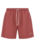 Brunello Cucinelli Multicolor Polyester Swim Shorts