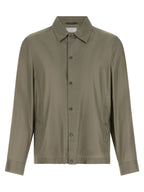 Brunello Cucinelli Bicolor Silk Full-Length Jacket