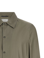 Brunello Cucinelli Bicolor Silk Full-Length Jacket