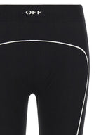 Off-White Black Polyamide Leggings
