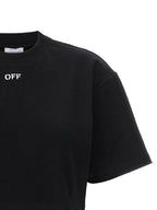 Off-White Black Cotton T-Shirt