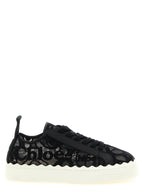 Chloé Black Polyamide Low Top Sneakers