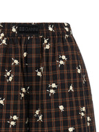 Ganni Brown Organic Cotton Bermuda Shorts