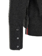 Thom Browne Gray Virgin Wool Cardigan