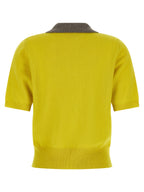Marni Bicolor Cashmere Polo Shirt