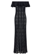 ANTONINO VALENTI Blue Cotton Long Dress