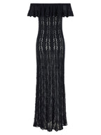 ANTONINO VALENTI Blue Cotton Long Dress