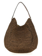 Ibeliv Brown Raffia Shoulder Bag