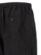 Lemaire Black Linen Casual Pants