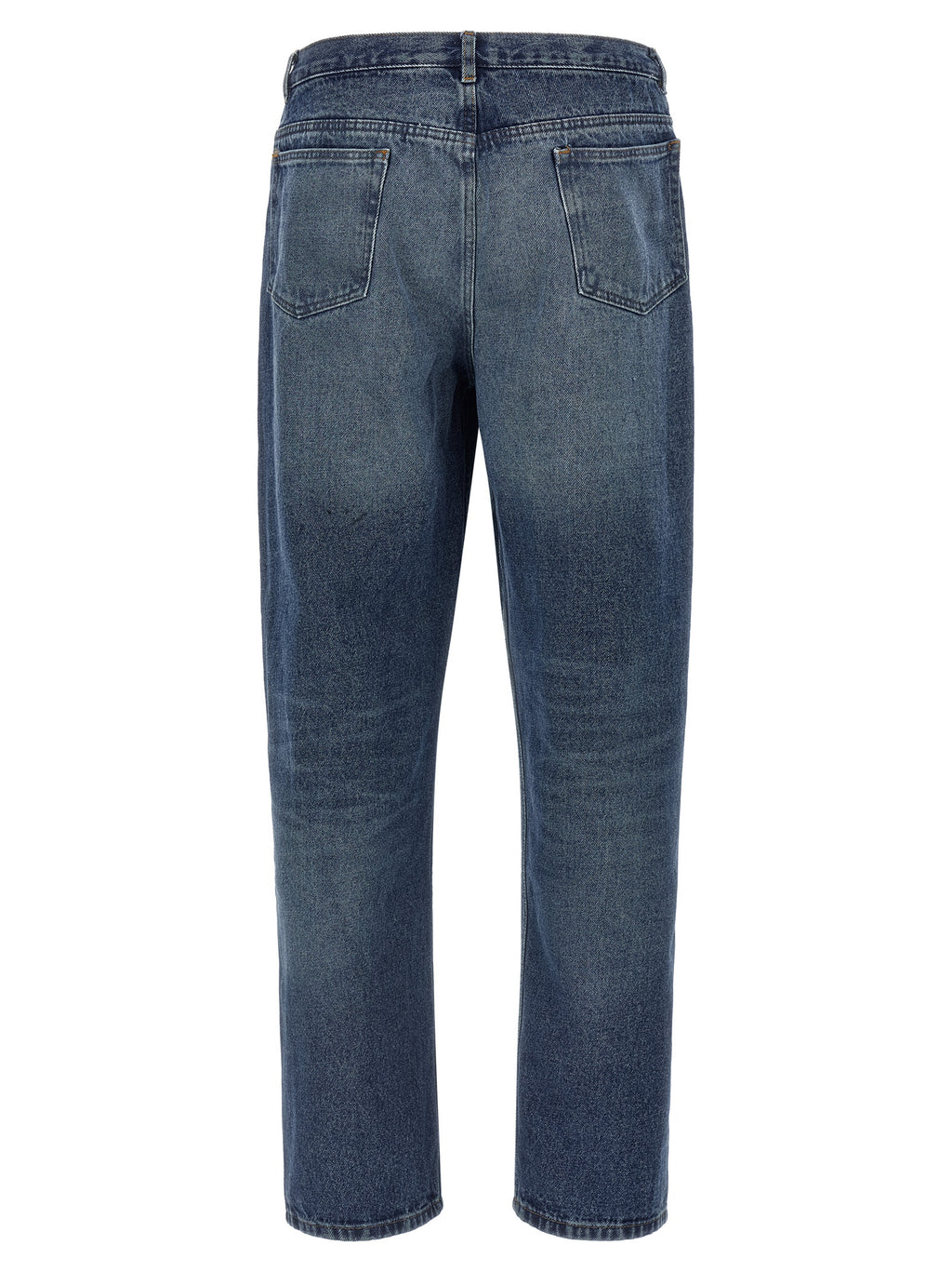 A.P.C. Blue Cotton Straight-Leg Jeans