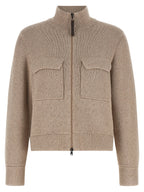 Brunello Cucinelli Beige Cotton Cardigan