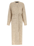 Fabiana Filippi Beige Wool Cardigan