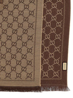 Gucci Brown Wool Scarf