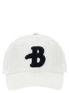 Ballantyne White Cotton Cap (Baseball Hat)