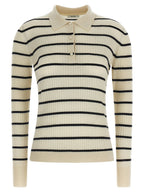 Max Mara Blue Cashmere Polo Shirt