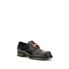 Prada Black Calf Leather Bos Taurus Oxfords And Derbies