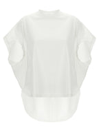 DI.LA3 PARI' White Cotton T-Shirt