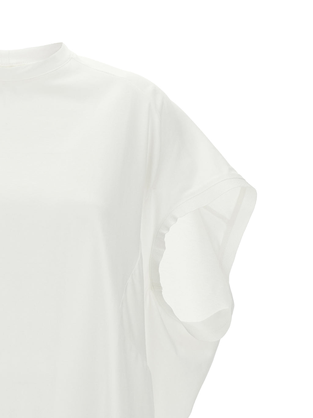 DI.LA3 PARI' White Cotton T-Shirt