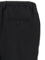 Marni Black Virgin Wool Cropped Pants