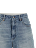 MM6 Maison Margiela Blue Cotton Bermuda Shorts