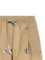 LE TWINS Beige Cotton Bermuda Shorts