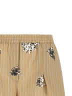 LE TWINS Beige Cotton Bermuda Shorts