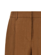 Brunello Cucinelli Brown Linen Bermuda Shorts