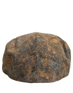 Dolce & Gabbana Men Brown Cotton Newsboy Capello Cabbie Hat