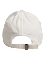 Dolce & Gabbana Men White Cotton Baseball Capello 6 Panels Hat