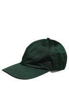 Dolce & Gabbana Men Deep Green Cotton Baseball Cap 6 Panels Hat