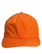 Dolce & Gabbana Men Orange Polyester Baseball Cap 6 Panels Hat