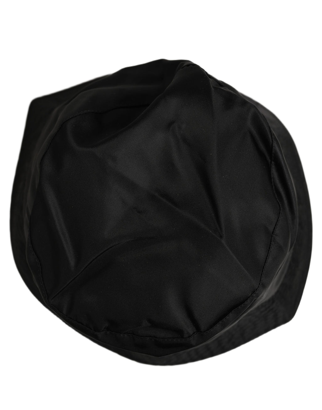 Dolce & Gabbana Men Black Nylon Wide Brim Bucket Capello Hat