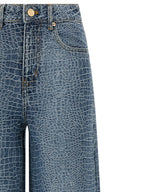 Self-Portrait Blue Cotton Jeans Denim