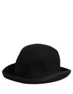 Dolce & Gabbana Men Black Rabbit Fur Felt Bowler Capello Hat