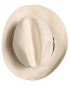 Dolce & Gabbana Men White Paper Straw Fedora Panama Capello Hat